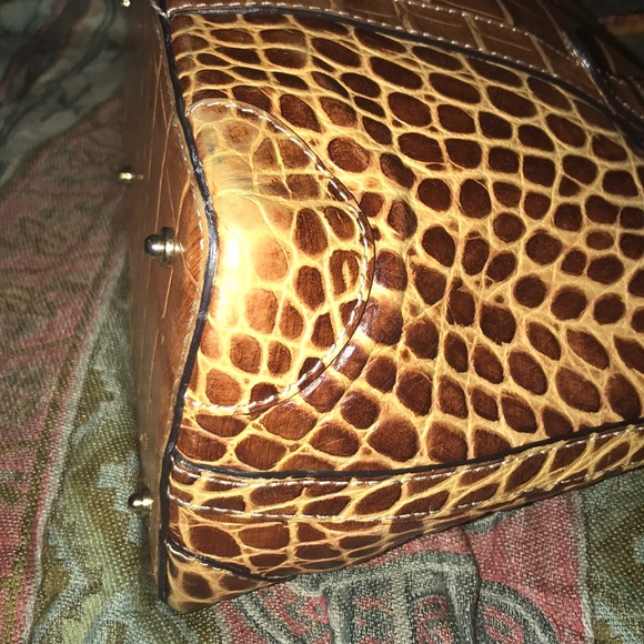 Dooney & Bourke Nile Croc Embossed Leather Satchel - Picture 3 of 7